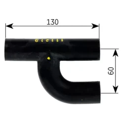 Raccord caoutchouc en Y ø 22 mm*Alde New