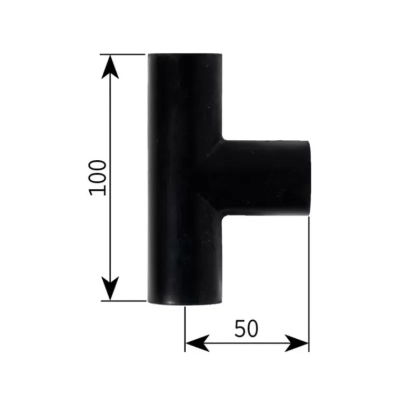 Raccord caoutchouc en T ø 22 mm Accessoire Pour Chauffage Et Combiné·Accessoires Liquide Caloporteur Et Aérothermes