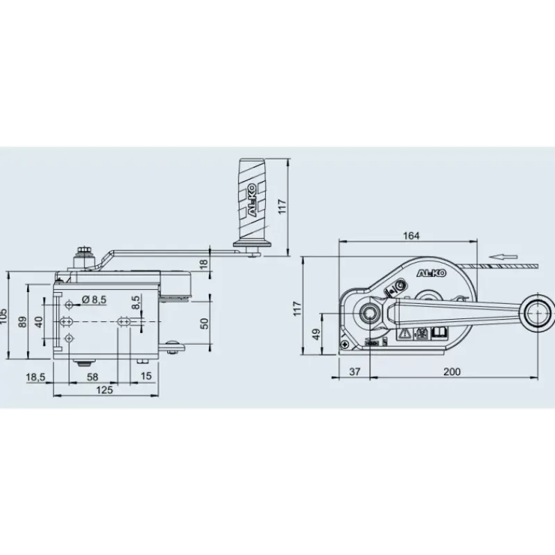 Treuil Optima 350*AL-KO Clearance