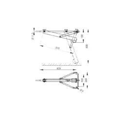 Vérin 510 mm - 800 kg*AL-KO Discount