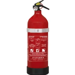ANAF Extincteur ABC 2 kg | avec support et manomètre*ANAF Group Sale