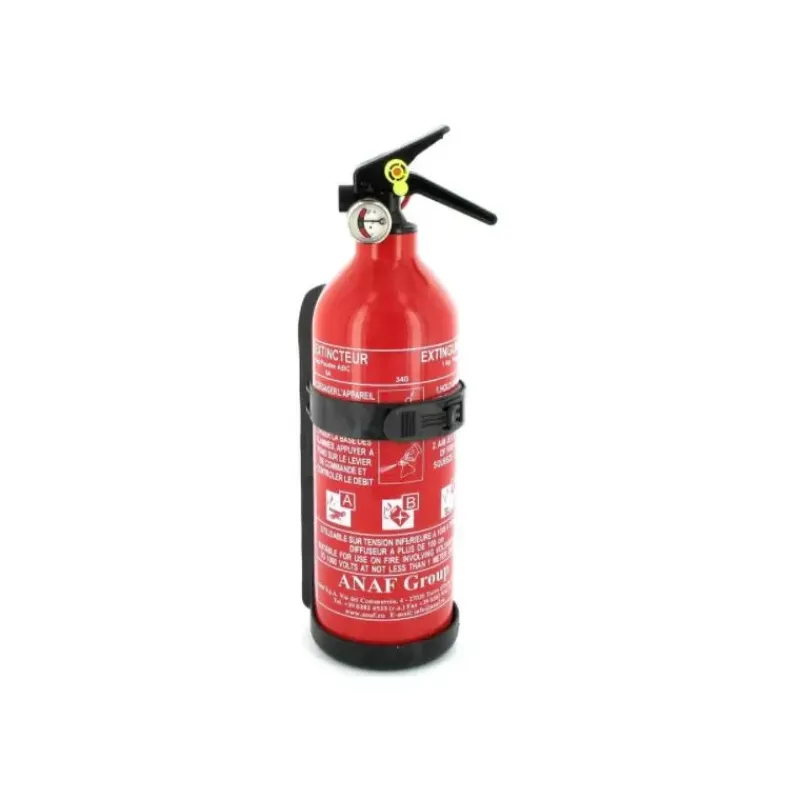 Clearance ANAF Extincteur ABC 1 kg | avec support et manomètre Lutte Incendie & Extincteur|Matériel De Sécurité Embarqué·Lutte Incendie & Extincteur