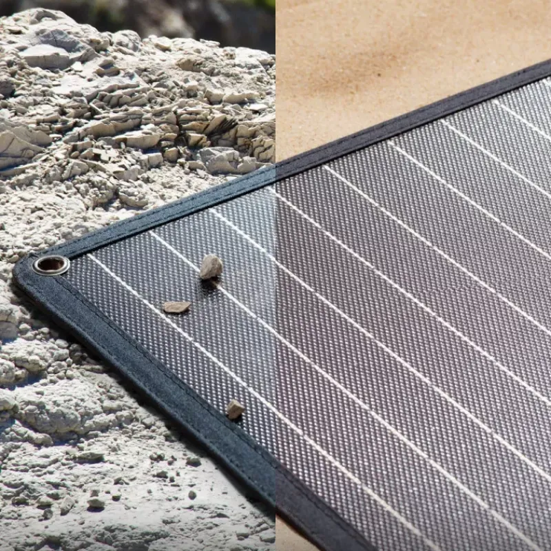 Outlet Panneau solaire pliable 100 W Electricité & Éclairage·Panneau & Kit Solaire Nomade|Solaire·Panneau Pliable & Kit Solaire Mobile
