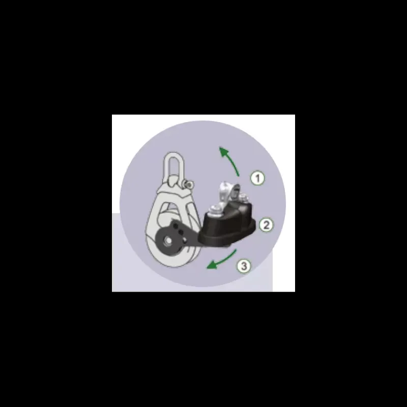 Poulie double + ringot OPF 50*Antal Sale