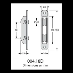 Sale Poulie encastrée de sortie de mât réa 40 mm Poulie, Anneau De Friction & Palan·Poulie À Billes