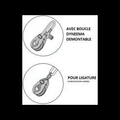 Clearance Poulie ouvrante Dynablock Poulie, Anneau De Friction & Palan·Poulie À Billes