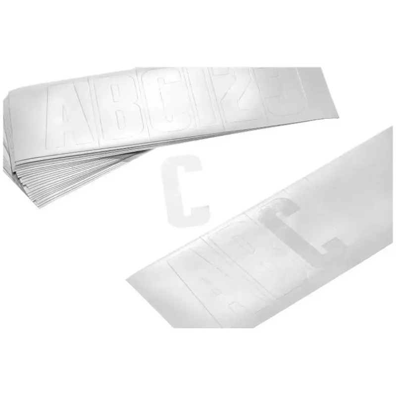 Clearance Kit lettres immatriculation blanc Pavillon, Librairie & Cartographie·Lettre & Immatriculation