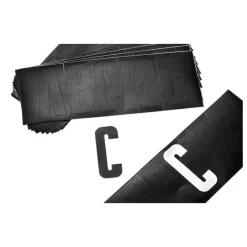 Kit lettres immatriculation noir*Attwood Clearance