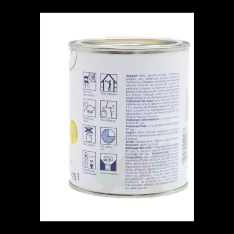 Hot Vernis transparent brillant n°251 Outillage·Outils Et Traitement Du Bois|Peinture, Laque, Vernis & Antifouling·Vernis