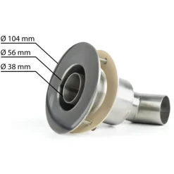 Passe coque d'échappement ø 38 mm Accessoire Pour Chauffage Et Combiné·Echappement Et Admission D'Air Chauffage