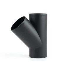 Hot Raccord Y 45° Ø 75 mm Accessoire Pour Chauffage Et Combiné·Bouches Et Raccords De Gaines D'Air Chaud