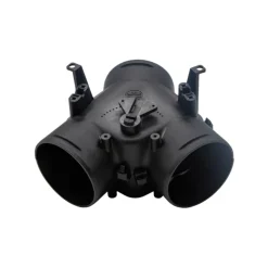 Sale Raccord Y Ø 60mm avec vanne de régulation Accessoire Pour Chauffage Et Combiné·Bouches Et Raccords De Gaines D'Air Chaud