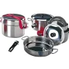 Hot Popote inox | 9 pièces Cuisine & Vaisselle·Popote|Ustensile De Cuisine & Vaisselle·Batterie De Cuisine & Popote