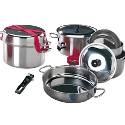 Hot Popote inox | 9 pièces Cuisine & Vaisselle·Popote|Ustensile De Cuisine & Vaisselle·Batterie De Cuisine & Popote