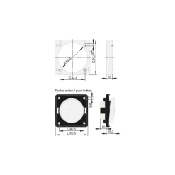 Interrupteur integro double 12/230 V*Berker Clearance