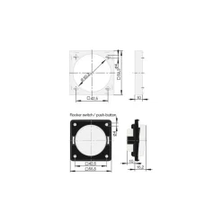 Outlet Interrupteur intégro 12V à voyant Distribution & Protection·Interrupteur Ac/Dc (230V Et 12V)|Distribution & Protection·Interrupteur Ac/Dc