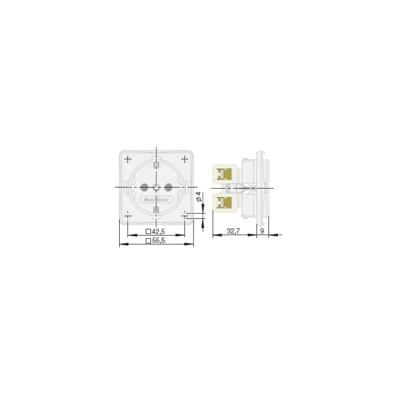 Best Prise integro 230 V à encastrer Distribution & Protection·Prise Et Fiche Ac|Distribution & Protection·Fiche Et Prise Ac