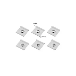 Lot de 6 oeillets avec jonc 5 + 7 mm*Camp4 Outlet