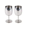 Online Lot de 2 verres à vin en acier Cuisine & Vaisselle·Quart, Tasse, Bol & Verre|Ustensile De Cuisine & Vaisselle·Bol, Tasse & Verre