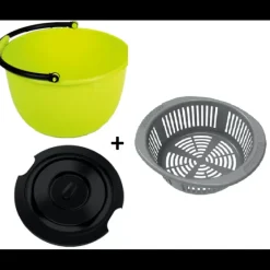 Discount Seau avec couvercle et égouttoir L'Eau·Bassine, Cuvette & Seau|Réservoir D'Eau·Bassine & Seau