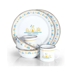 New Set 6 pièces Campfire Cuisine & Vaisselle·Vaisselle & Kit Vaisselle|Ustensile De Cuisine & Vaisselle·Set Vaisselle & Vaisselle