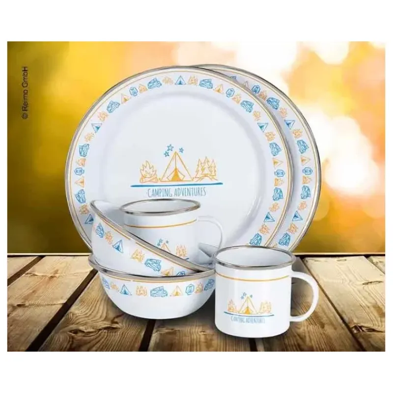 New Set 6 pièces Campfire Cuisine & Vaisselle·Vaisselle & Kit Vaisselle|Ustensile De Cuisine & Vaisselle·Set Vaisselle & Vaisselle
