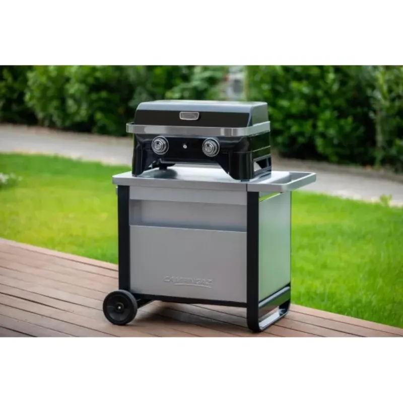 Chariot Deluxe pour plancha 2 brûleurs*Campingaz Discount
