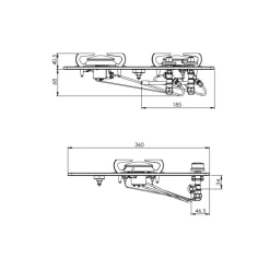 Burny 2 feux  | PC1322 Appareil De Cuisson Intérieur·Plaque De Cuisson Gaz|Cuisson Intérieure, Réchaud Et Réchaud-Four·Réchaud Et Plaque De Cuisson Gaz