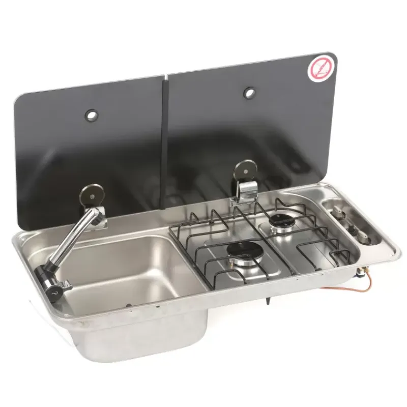 Best Combiné 2 feux | FL1401 et FL1402 Appareil De Cuisson Intérieur·Combiné Évier Gaz|Cuisson Intérieure, Réchaud Et Réchaud-Four·Réchaud Évier Gaz Combiné