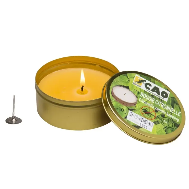New CAO Bougie citronnelle rando Campement Extérieur·Protection Insecte & Moustique|Vie En Plein Air·Moustique, Insecte & Nuisible