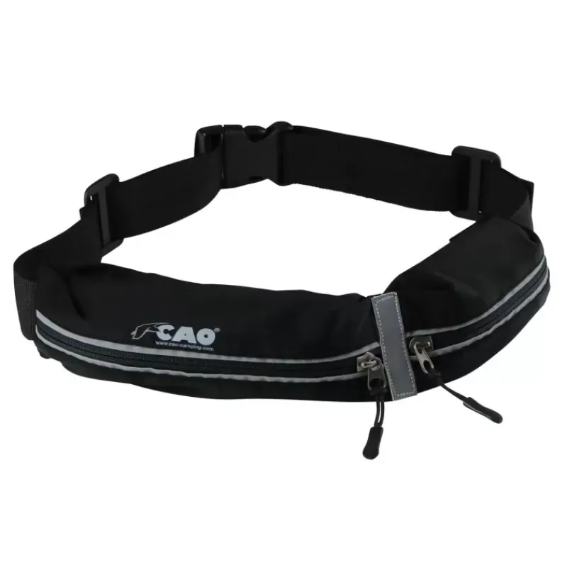 Discount CAO Ceinture 2 poches réfléchissante noire Bagagerie·Saccoche & Étui|Equipement Du Randonneur·Bande Réfléchissante