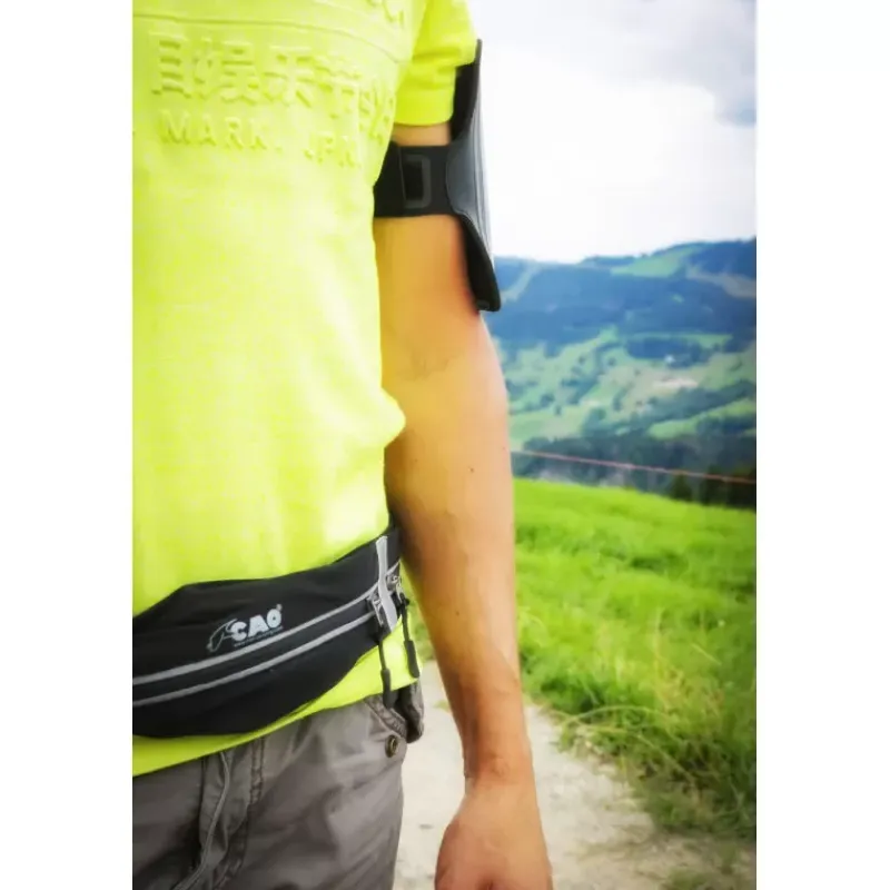 Discount CAO Ceinture 2 poches réfléchissante noire Bagagerie·Saccoche & Étui|Equipement Du Randonneur·Bande Réfléchissante