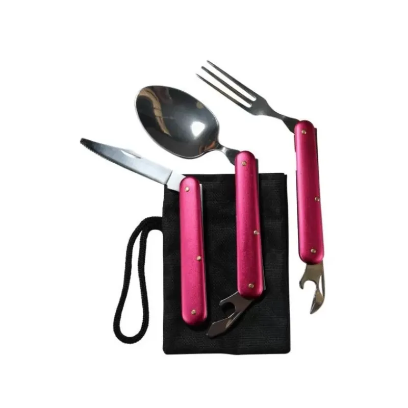 CAO Couverts 3 pièces pliants "couleur" Cuisine & Vaisselle·Couteau & Couvert|Ustensile De Cuisine & Vaisselle·Couvert De Table
