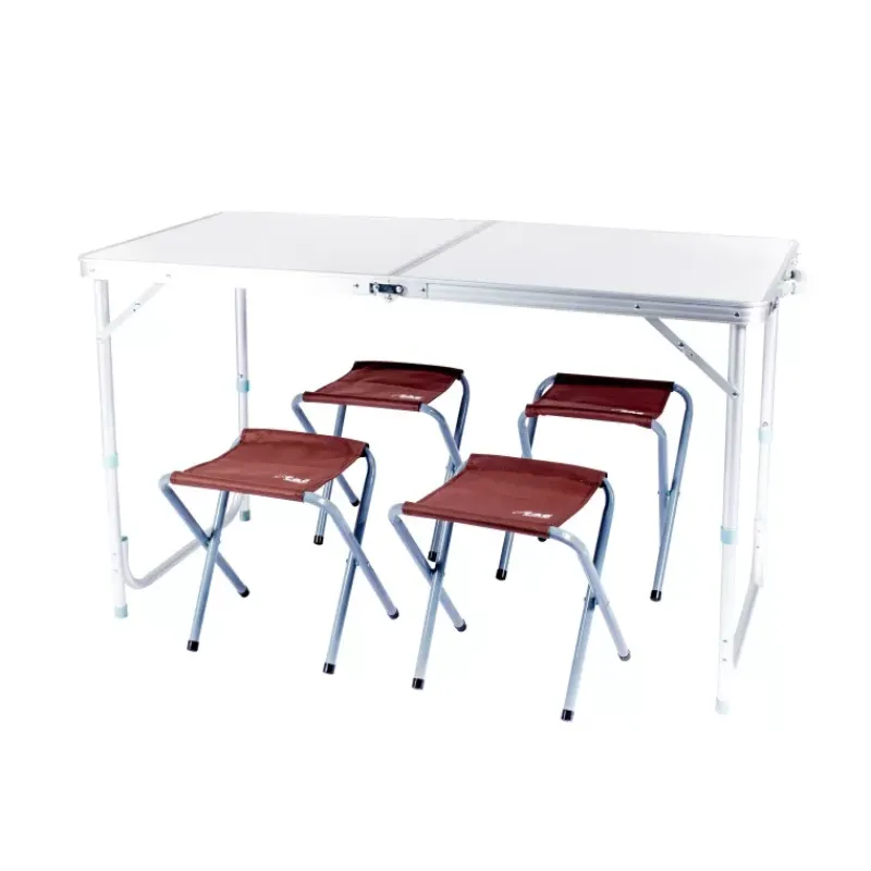 Clearance CAO Table valise avec 4 sièges alu Mobilier De Camping·Table De Camping|Mobilier De Plein Air·Table