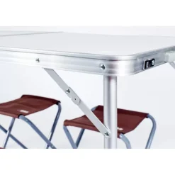 Clearance CAO Table valise avec 4 sièges alu Mobilier De Camping·Table De Camping|Mobilier De Plein Air·Table