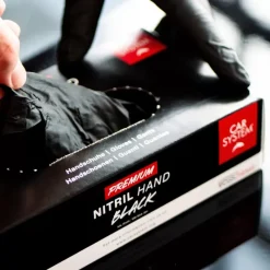 Boite de 100 gants nitrile noir*CAR SYSTEM Sale