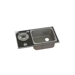 New Combiné cristal 1 feux Appareil De Cuisson Intérieur·Combiné Évier Gaz|Cuisson Intérieure, Réchaud Et Réchaud-Four·Réchaud Évier Gaz Combiné