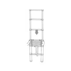 Online Echelle télescopique 3,2 m Outillage·Outils|Tente De Toit, Barre De Toit, Coffre & Échelle·Échelle De Toit