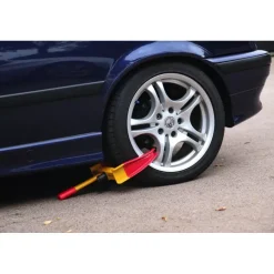 Hot Griffe de roue jusqu'à 26,5 cm Sabot, Antivol & Boite A Clé