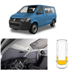Rideaux isolants avant 3 pièces | VW T5 / T6 / T6.1*Carbest New