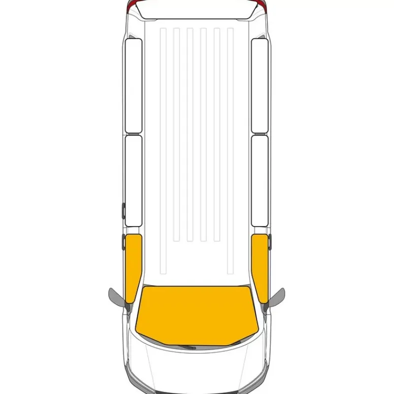 Rideaux isolants magnétiques avant | VW Caddy 5*Carbest New