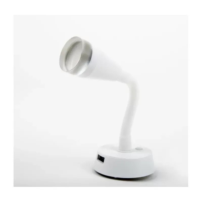 Spot flexible avec port USB - blanc*Carbest Online