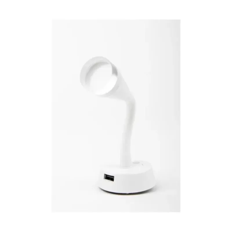 Spot flexible avec port USB - blanc*Carbest Online