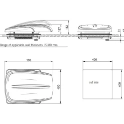 VanVent 400 x 400 mm*Carbest Discount