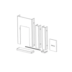 Hot Bâti-support toilette incinération Wc & Sanitaires·Toilette Sèche