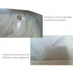 Thermicamp Roof | Jumpy / SpaceTourer / Proace Citroën Jumpy / Peugeot Expert / Toyota Proace|Rideau Isolant, Volet & Moustiquaire·Rideau Toyota