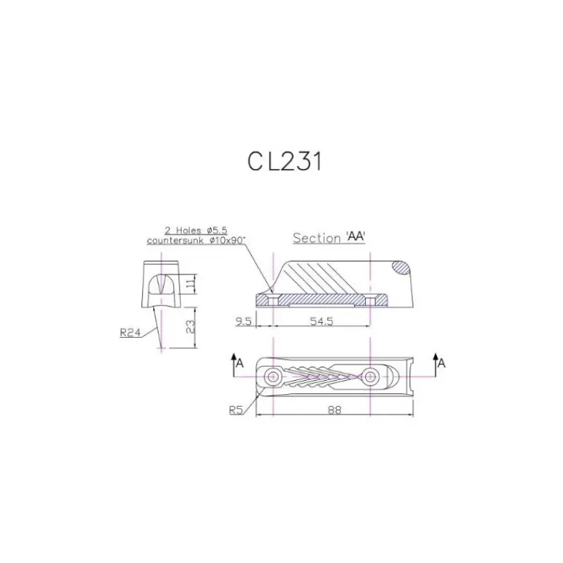 CL231*Clamcleat Sale
