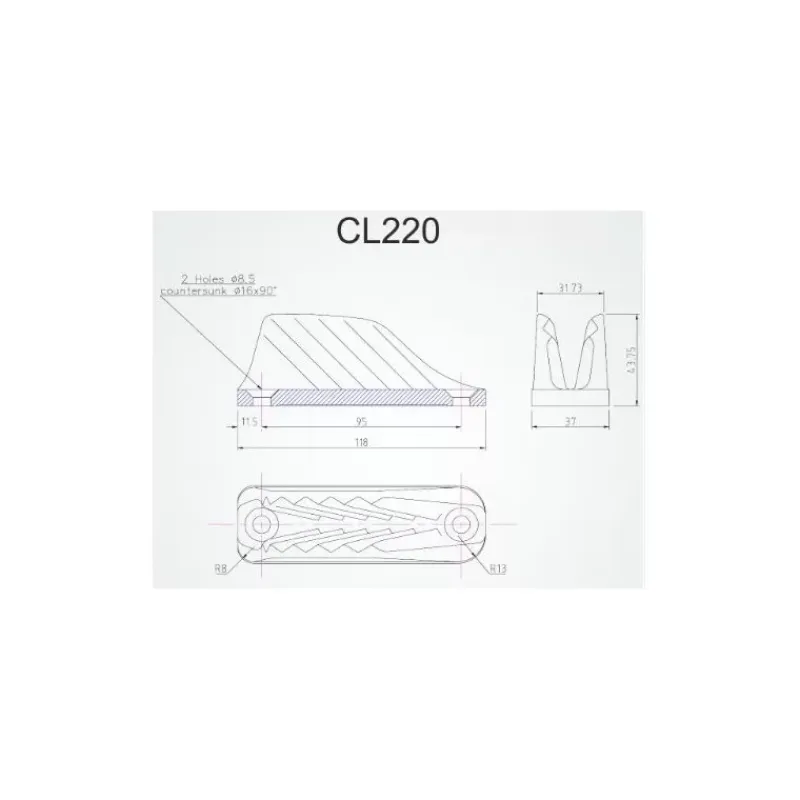 CL220*Clamcleat Discount