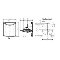 Best Coupelle d'entrée d'eau 130 x 145 mm Réservoir D'Eau·Coupelle Remplissage & Boîtier D'Eau