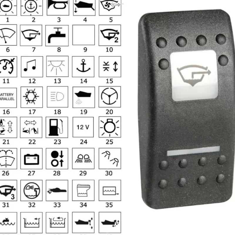 Best CS Façade noire interrupteur Contura II | Surface dure Distribution & Protection·Interrupteur Ac/Dc (230V Et 12V)|Distribution & Protection·Interrupteur Ac/Dc